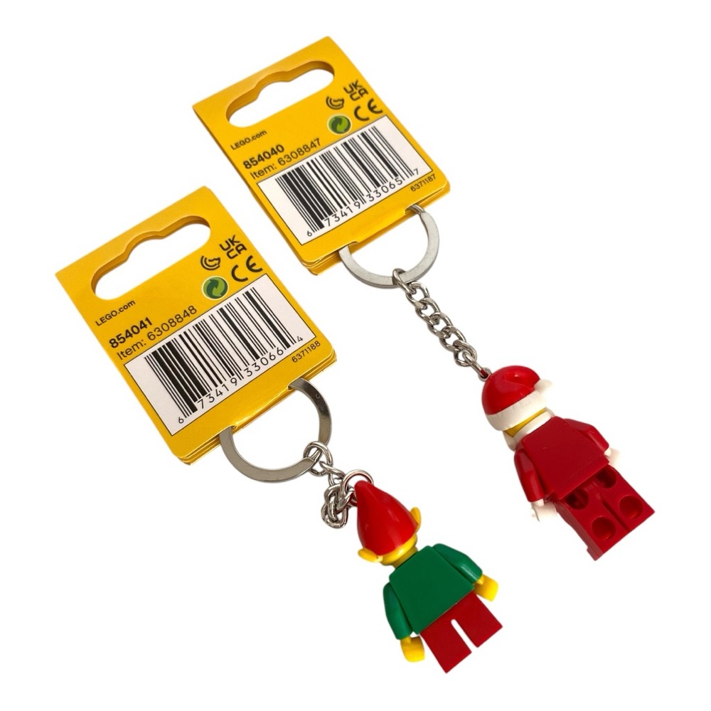 Lego Happy Santa Elf Key Chain Set - Picture 3 of 8